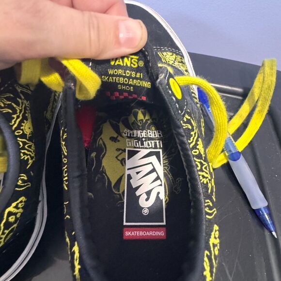 VANS SKATE OLD SKOOL (SPONGEBOB) Kids Size 3.5 Youth - Picture 3 of 4